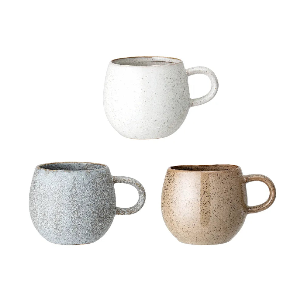 Bloomingville Addison Mug, Grey, Stoneware