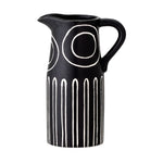 Bloomingville Troy Black Ceramic Vase