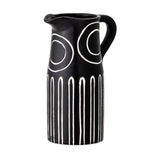 Bloomingville Troy Black Ceramic Vase
