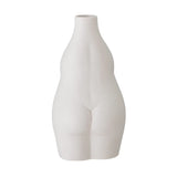 Bloomingville Curvey Body White Vase