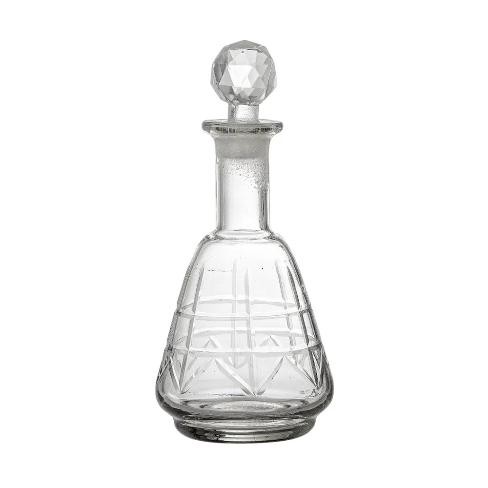 Bloomingville Acer Bottle with Lid, Clear, Glass