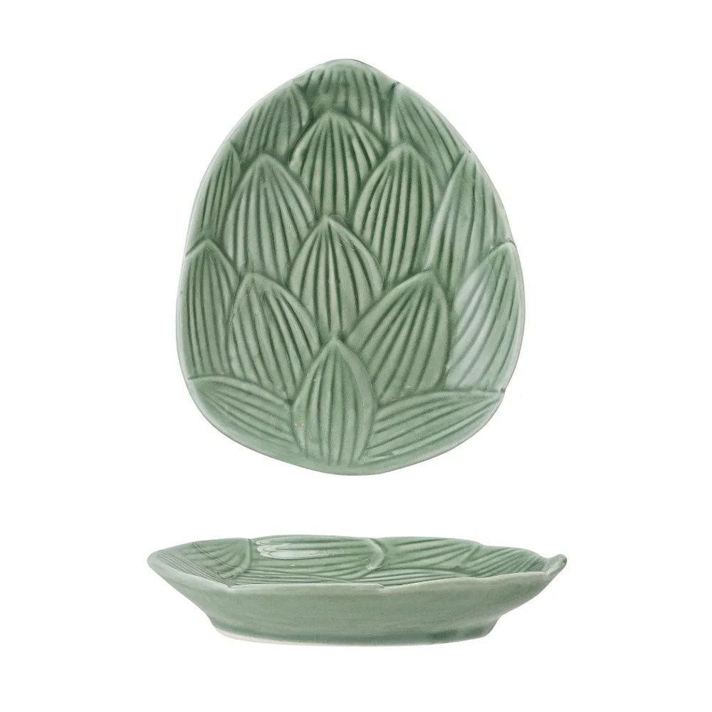 Bloomingville Savanna Green Ceramic Serving Platter