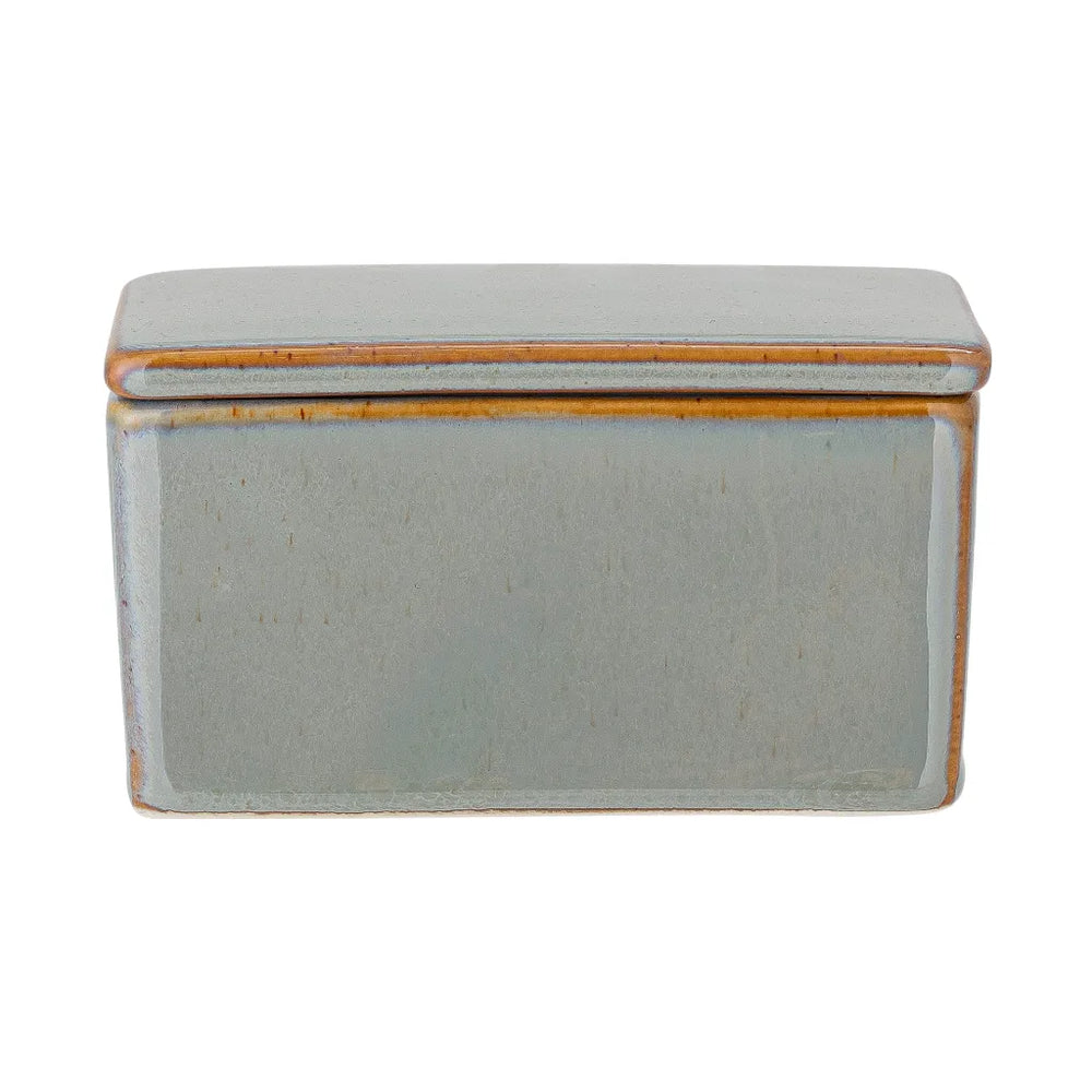 Bloomingville Pixie Green Stoneware Butter Box