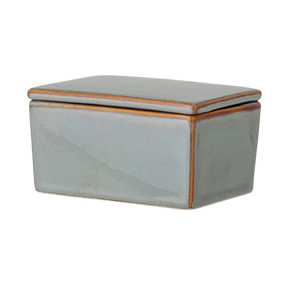 Bloomingville Pixie Green Stoneware Butter Box