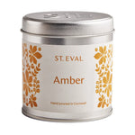 St Eval Amber Scented Tin Candle