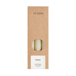 St Eval Ivory Scented Dinner Candles