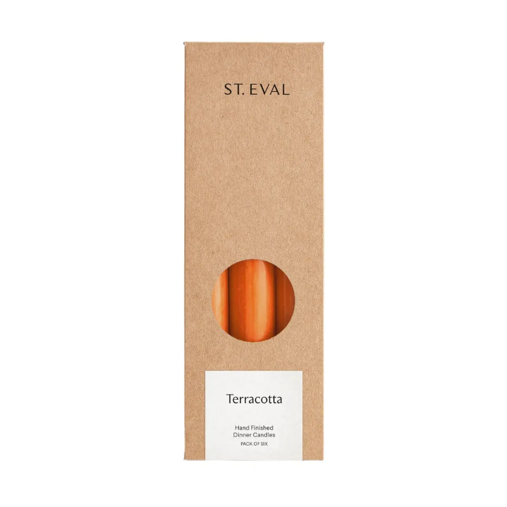 St Eval Terracotta Scented Dinner Candles