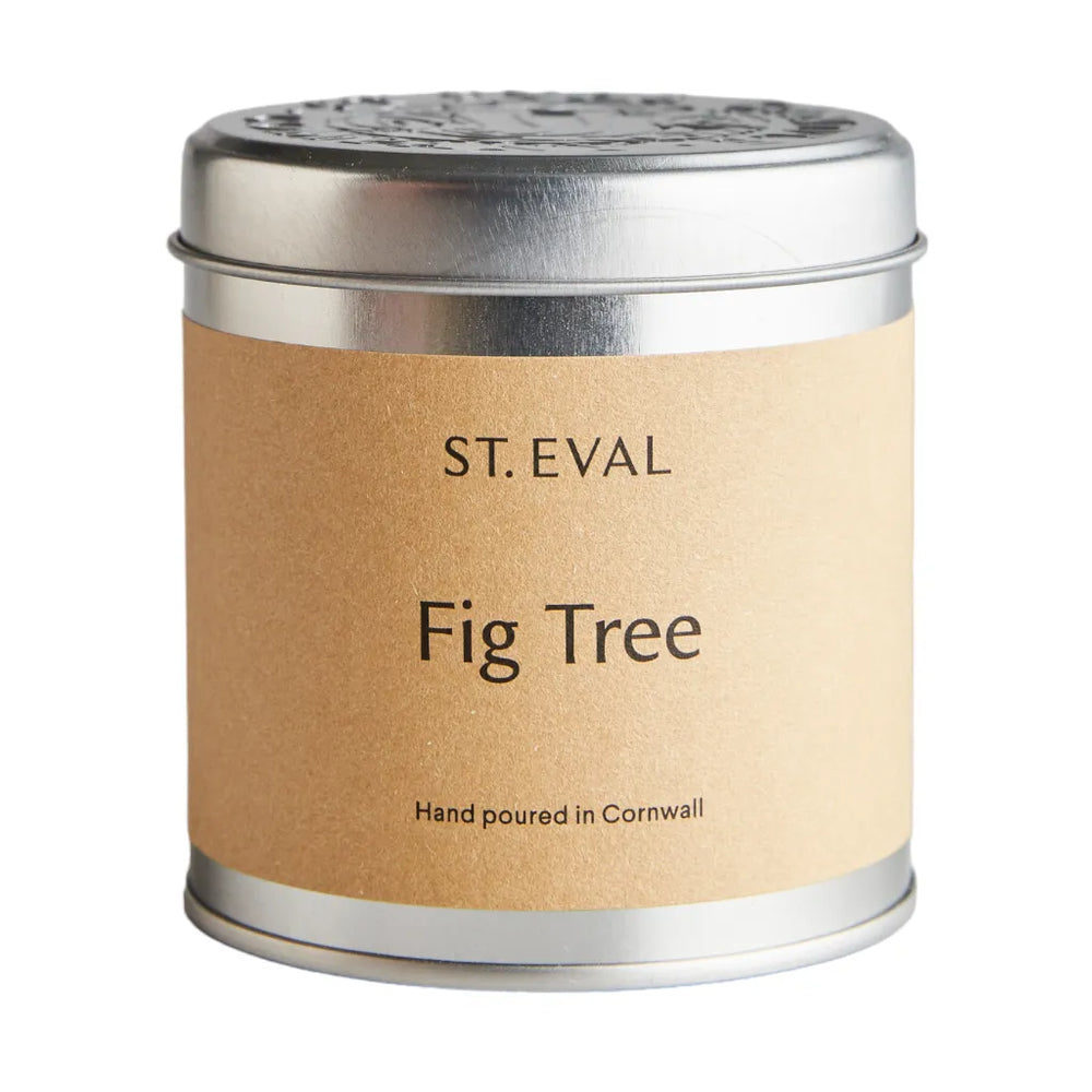 Fig tree tin candle