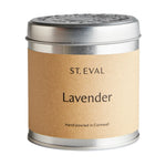 St Eval Lavender Scented Tin Candle