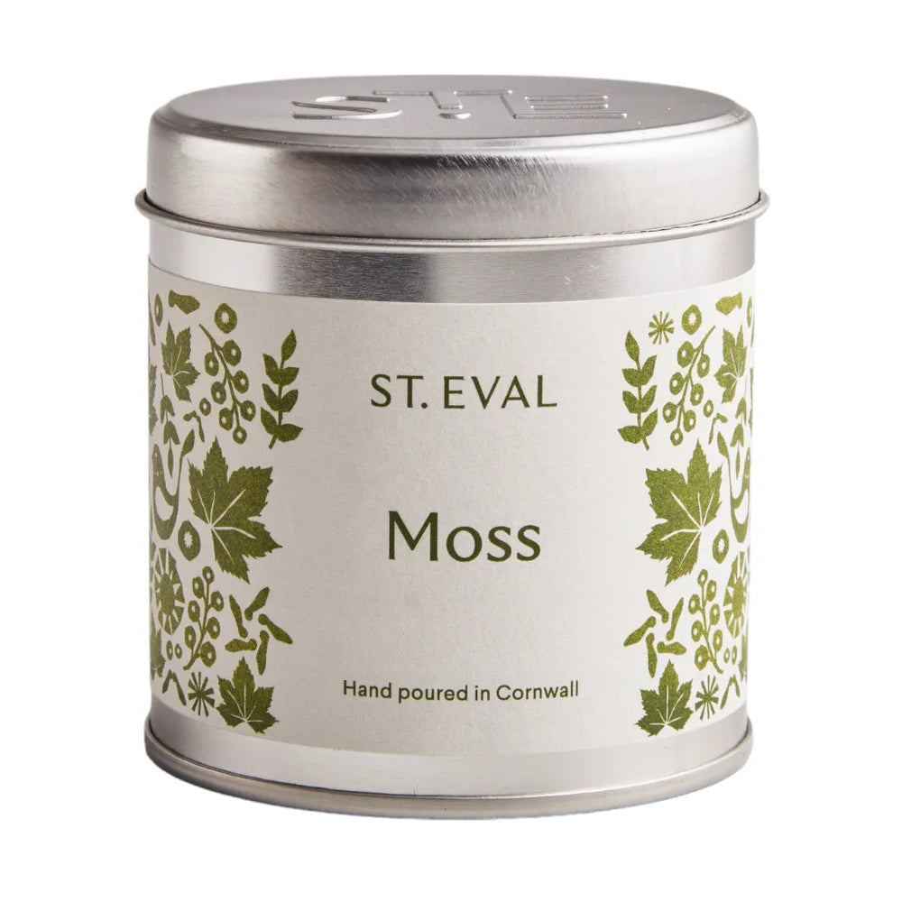 St Eval Moss Scented Tin Candle