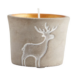 St Eval Orange & Cinnamon Woodland Reindeer Pot